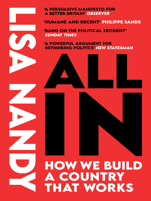 Title details for All In by Lisa Nandy - Available